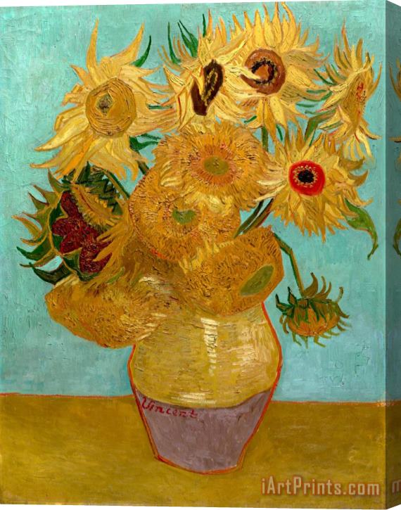 Vincent van Gogh Sunflowers Stretched Canvas Print / Canvas Art