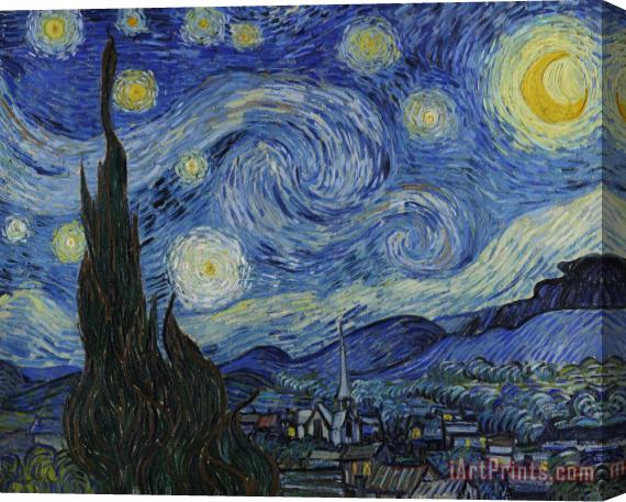 Vincent van Gogh The Starry Night Stretched Canvas Painting / Canvas Art