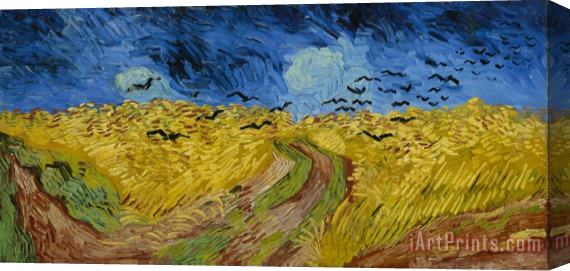 Vincent van Gogh Wheat Field With Crows Stretched Canvas Painting / Canvas Art