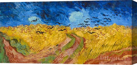 Vincent van Gogh Wheatfield with Crows Stretched Canvas Print / Canvas Art