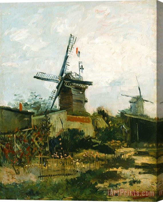 Vincent van Gogh Windmills on Montmartre Stretched Canvas Print / Canvas Art