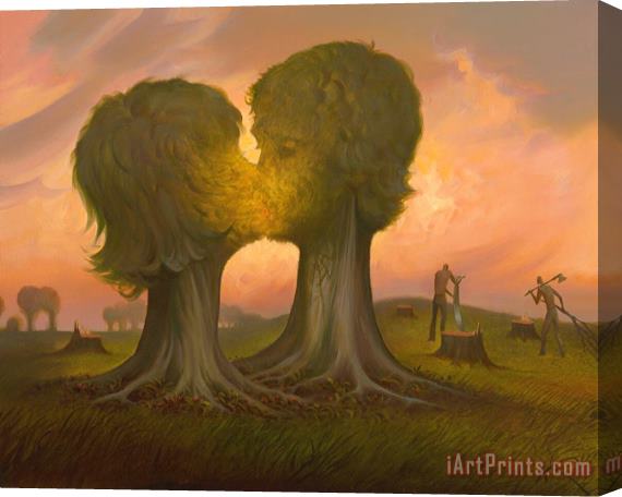 Vladimir Kush Ray of Hope Stretched Canvas Painting / Canvas Art
