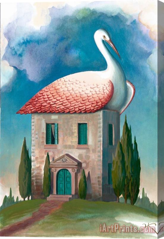 Vladimir Kush Tuscan Nest Stretched Canvas Print / Canvas Art