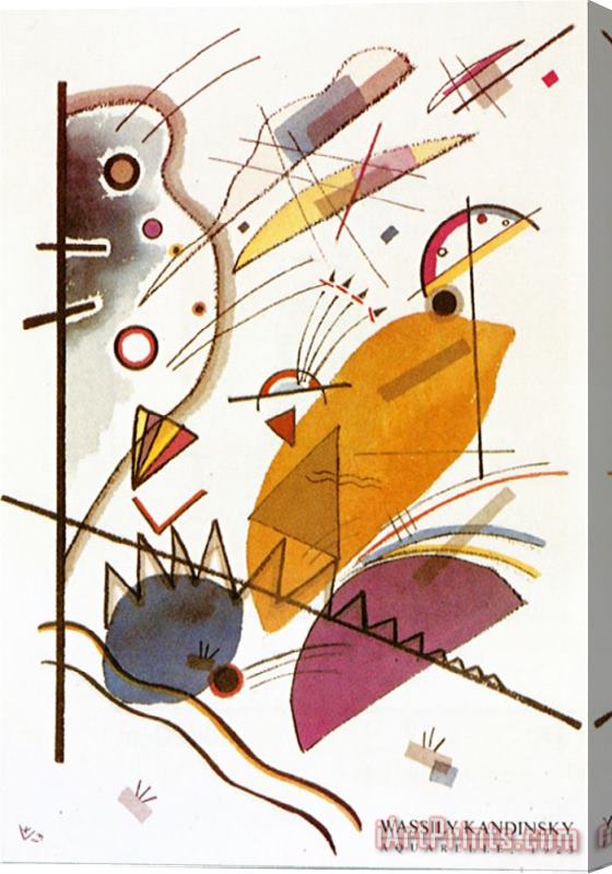 Wassily Kandinsky Aquarelle 1923 Stretched Canvas Print / Canvas Art