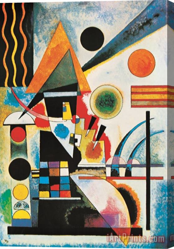 Wassily Kandinsky Balancement Stretched Canvas Painting / Canvas Art