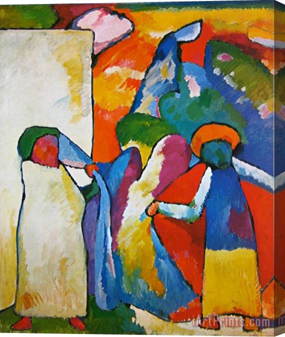 Wassily Kandinsky Improvisation No 6 Stretched Canvas Print / Canvas Art