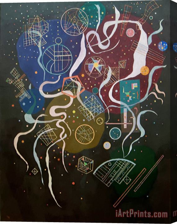 Wassily Kandinsky Mouvement I Stretched Canvas Print / Canvas Art