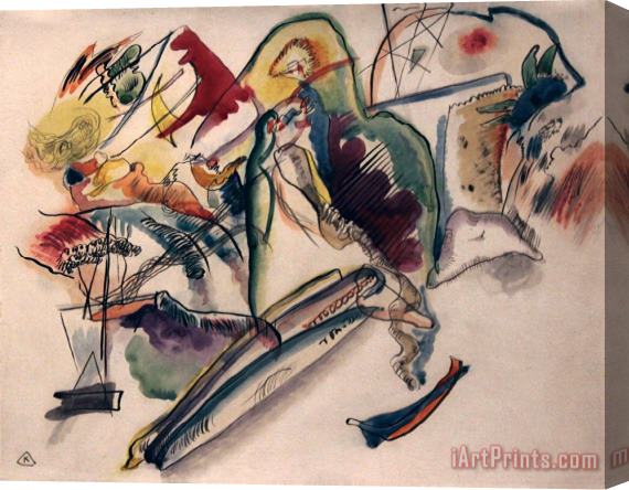 Wassily Kandinsky Watercolor No. 13, 1913 Stretched Canvas Print / Canvas Art