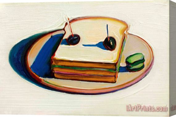 Wayne Thiebaud Sandwich, 1963 Stretched Canvas Print / Canvas Art