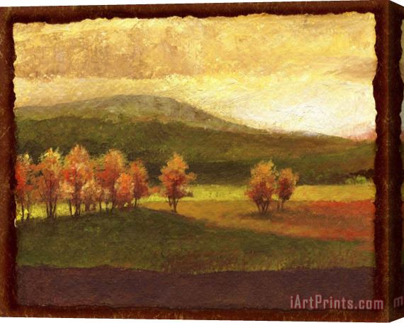 Wendy Kroeker Golden Trees in The Hills Stretched Canvas Print / Canvas Art
