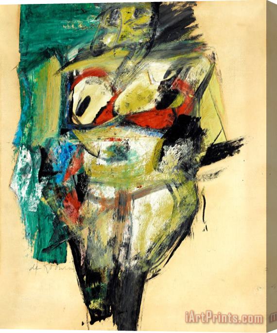 Willem De Kooning Woman, 1952 Stretched Canvas Painting / Canvas Art