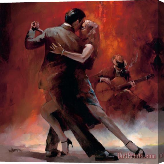 willem haenraets Tango Argentino Ii Stretched Canvas Painting / Canvas Art