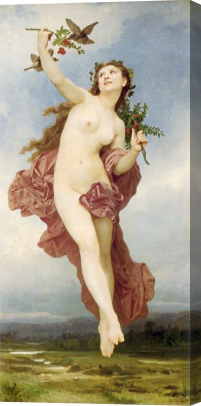 William Adolphe Bouguereau Day Stretched Canvas Print / Canvas Art