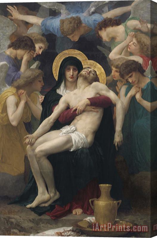 William Adolphe Bouguereau Pieta Stretched Canvas Painting / Canvas Art