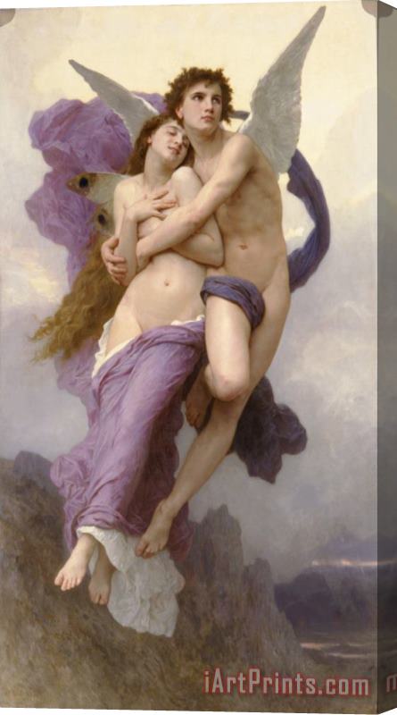William Adolphe Bouguereau The Abduction Of Psyche Stretched Canvas Print / Canvas Art