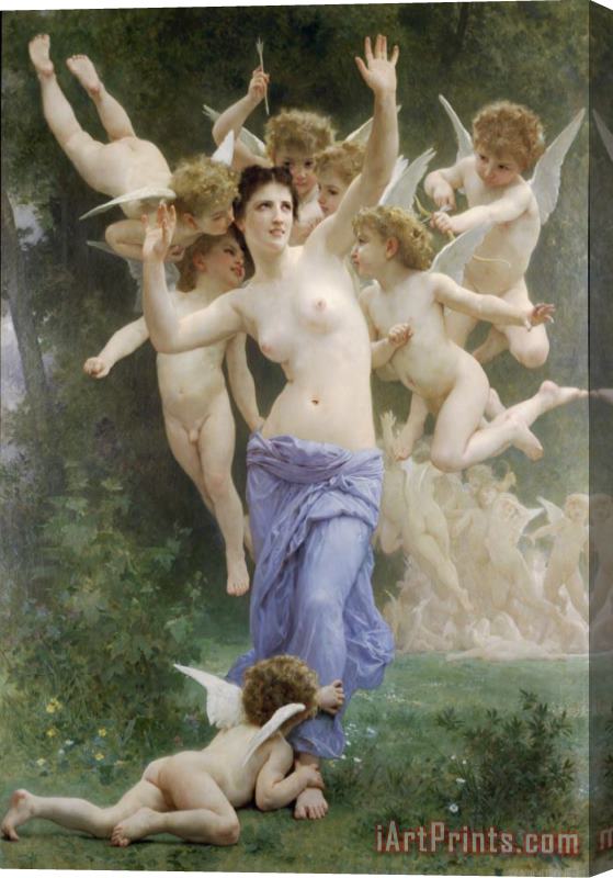 William Adolphe Bouguereau The Wasp's Nest Stretched Canvas Print / Canvas Art
