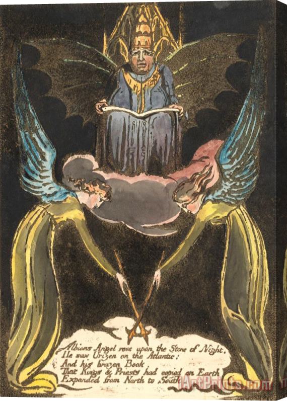 William Blake Europe. a Prophecy, Plate 12, 
