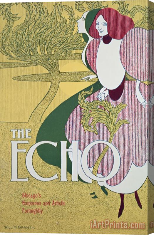 William Bradley Front cover of The Echo Stretched Canvas Print / Canvas Art