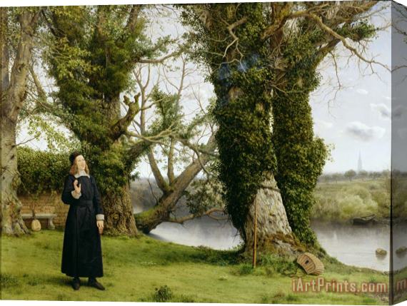 William Dyce George Herbert at Bemerton Stretched Canvas Print / Canvas Art