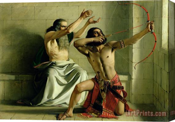William Dyce Joash Shooting the Arrow of Deliverance Stretched Canvas Print / Canvas Art