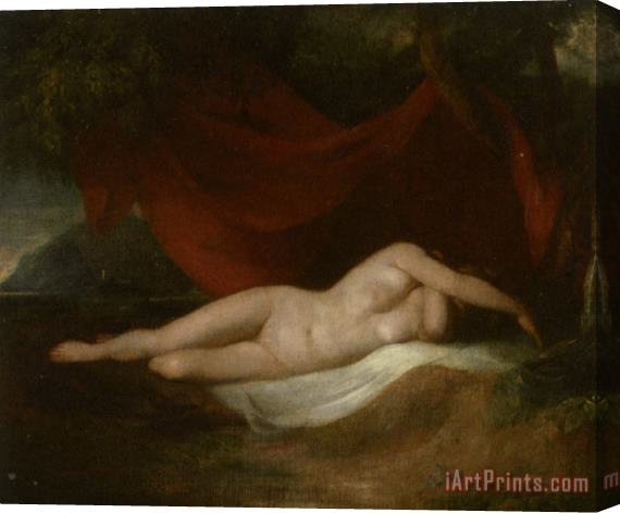 William Etty Reclining Female Nude Stretched Canvas Painting / Canvas Art