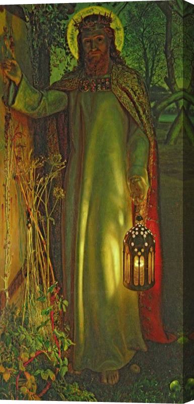 William Holman Hunt The Light of the World Stretched Canvas Painting / Canvas Art