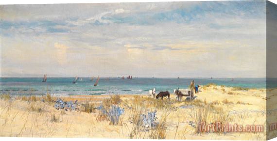 William Lionel Wyllie Harvesting the Land and the Sea Stretched Canvas Print / Canvas Art