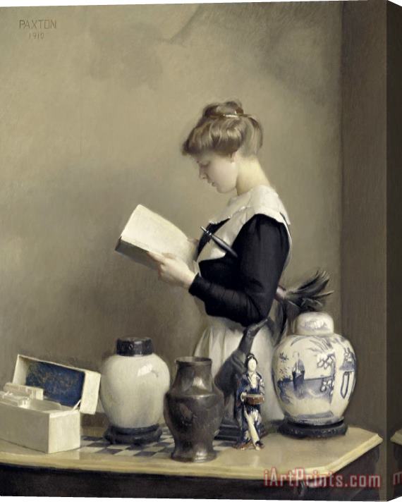 William McGregor Paxton The House Maid Stretched Canvas Print / Canvas Art