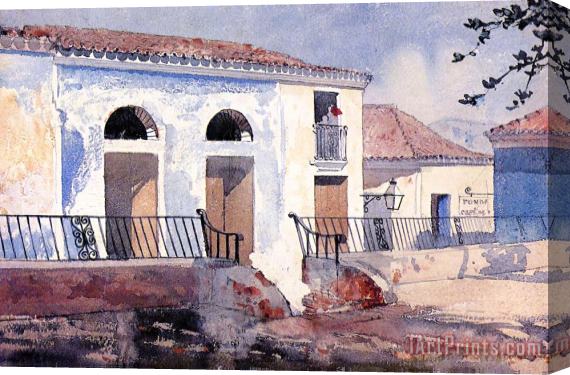 Winslow Homer House in Santiago Stretched Canvas Painting / Canvas Art