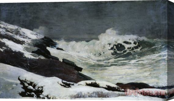 Winslow Homer Winter Coast Stretched Canvas Print / Canvas Art
