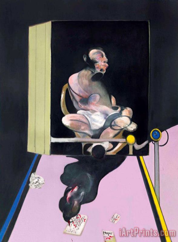 Francis Bacon Study for Portrait, 1977 Art Painting