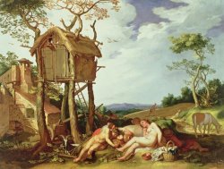 Abraham Bloemaert The Parable of the Wheat and the Tares painting