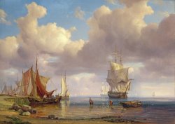 Adolf Vollmer Calm Sea painting