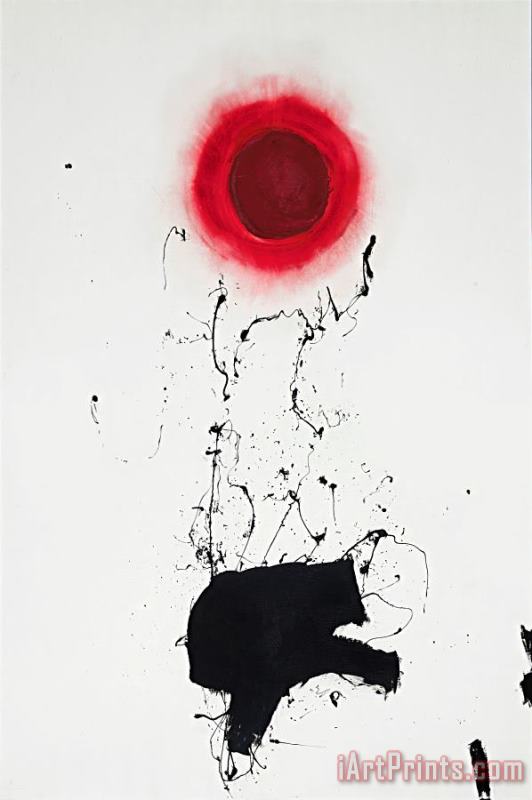 Adolph Gottlieb Burma Red, 1973 Art Painting