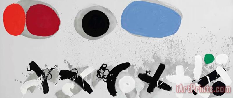 Flotsam, 1973 painting - Adolph Gottlieb Flotsam, 1973 Art Print