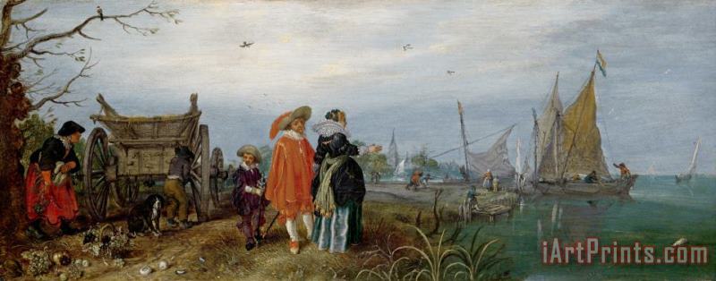 Adriaen Pietersz. van de Venne Autumn (conversation) Art Painting