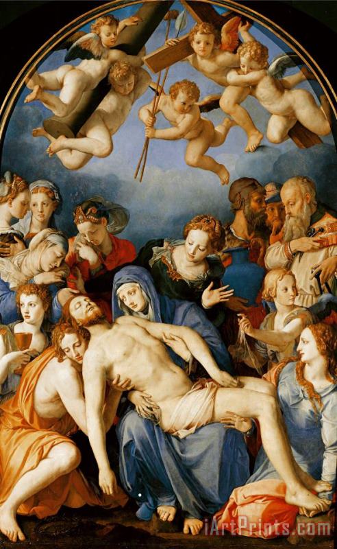 Agnolo Bronzino Deposition From The Cross Art Painting