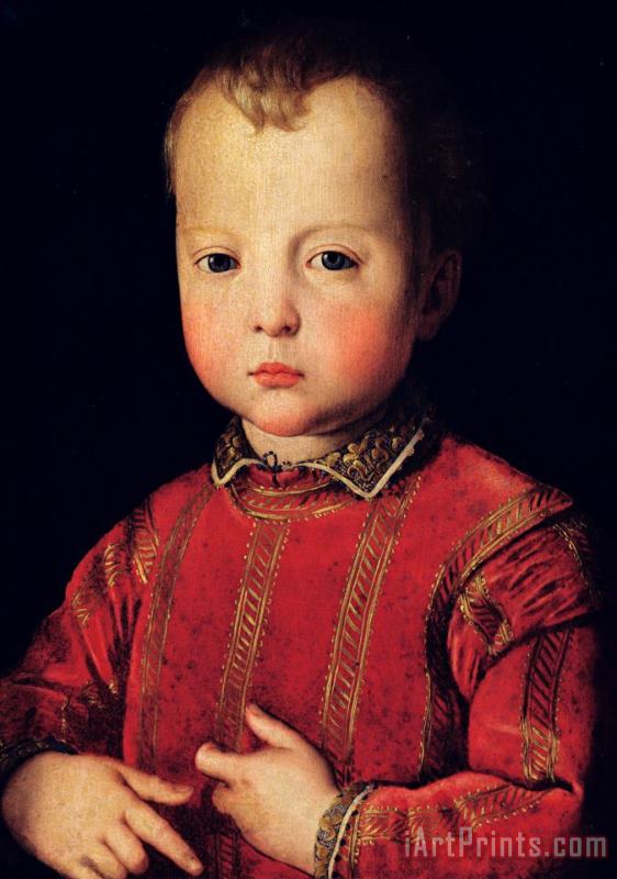 Portrait of Don Garcia painting - Agnolo Bronzino Portrait of Don Garcia Art Print