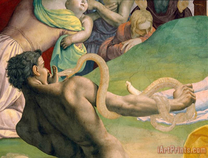 Agnolo Bronzino The Adoration of The Bronze Snake Art Painting