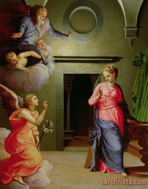 Agnolo Bronzino The Annunciation Art Print