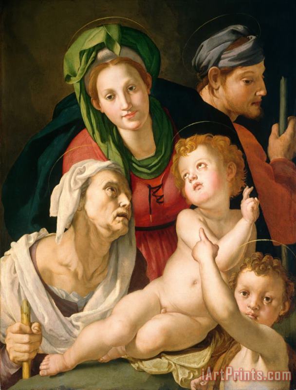 Agnolo Bronzino The Holy Family Art Painting