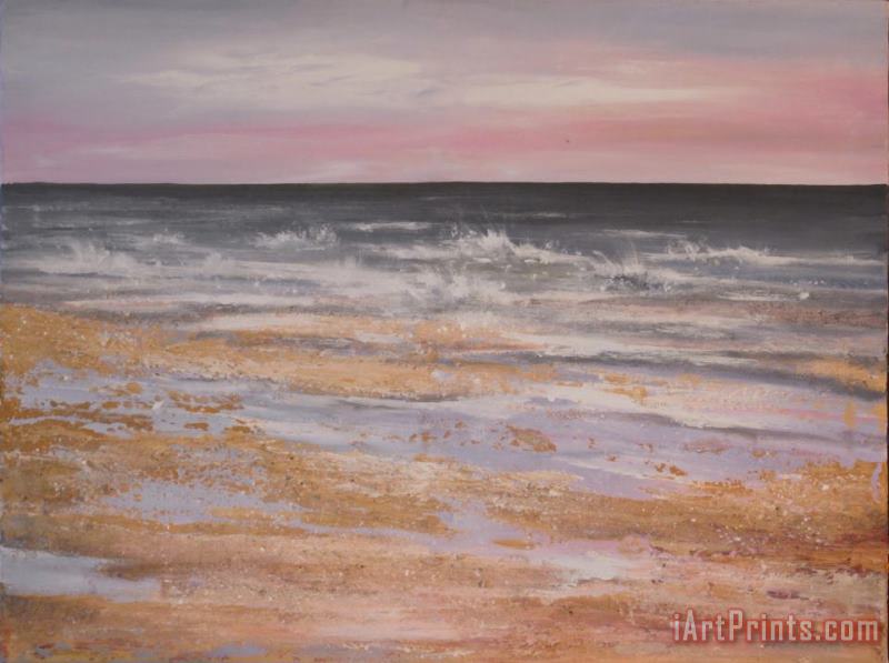 Agris Rautins Beach of the Baltic Sea Art Painting