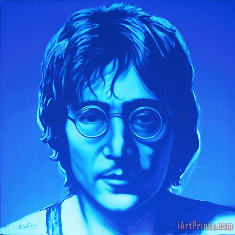 Agris Rautins John Lennon Art Painting