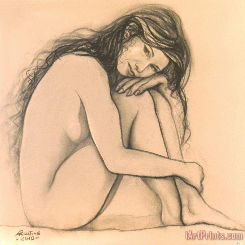 Agris Rautins Nude Art Painting