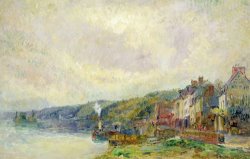Albert-Charles Lebourg The Seine at Croisset painting