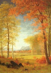 Albert Bierstadt Autumn in America