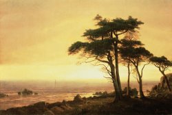 Albert Bierstadt California Coast painting