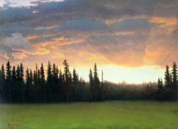 Albert Bierstadt California Sunset