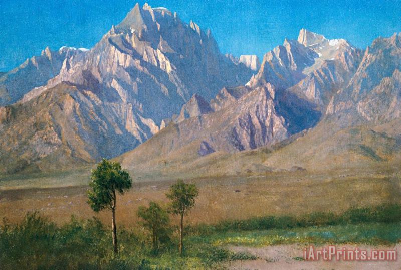 Albert Bierstadt Camp Independence Colorado Art Print