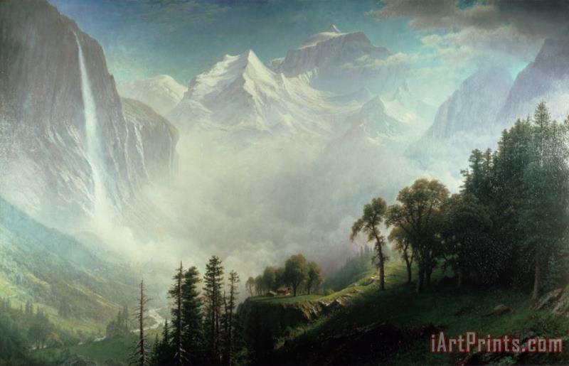 Albert Bierstadt Majesty of the Mountains Art Print
